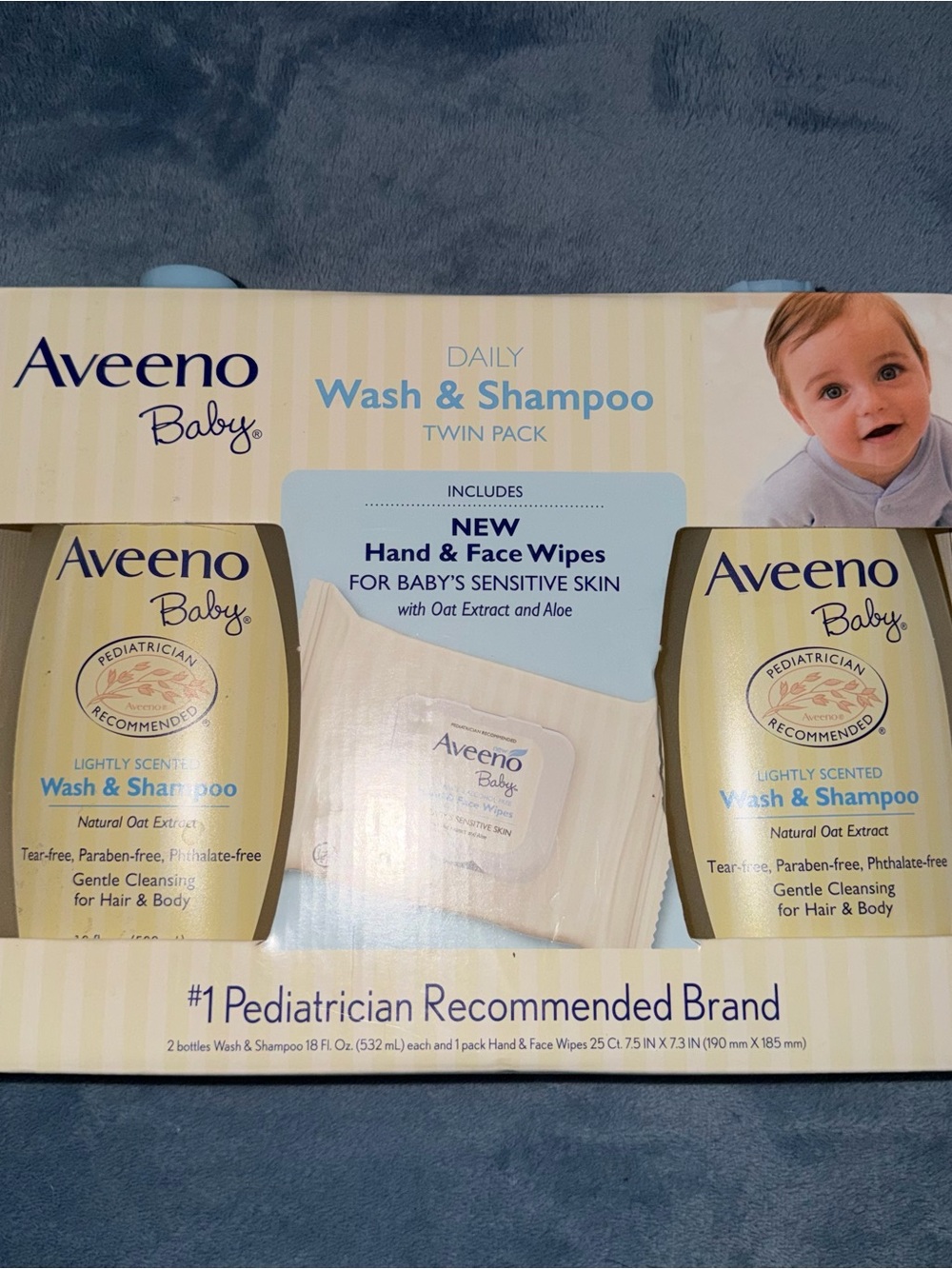 Daily Wash & Shampoo Twin Pack - Gentle Lightly Scented Yellow